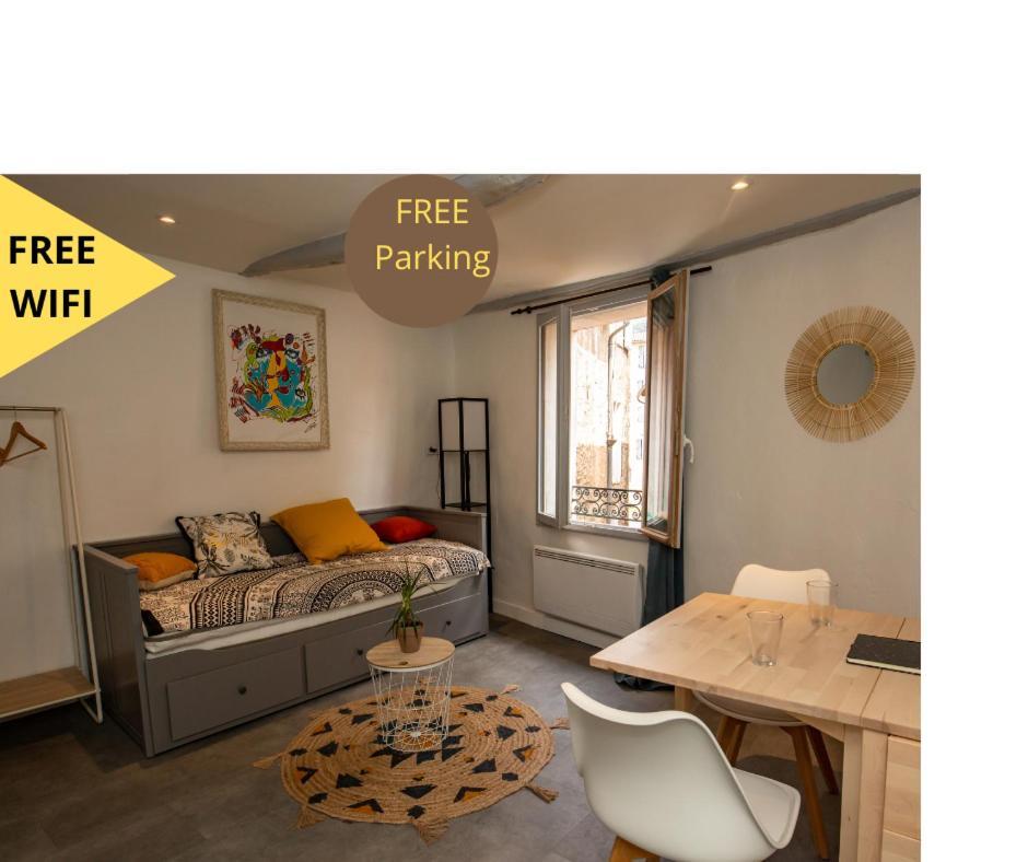 شقة جراس  في Studio Cosy Dans Centre Historique Avec Parking المظهر الخارجي الصورة